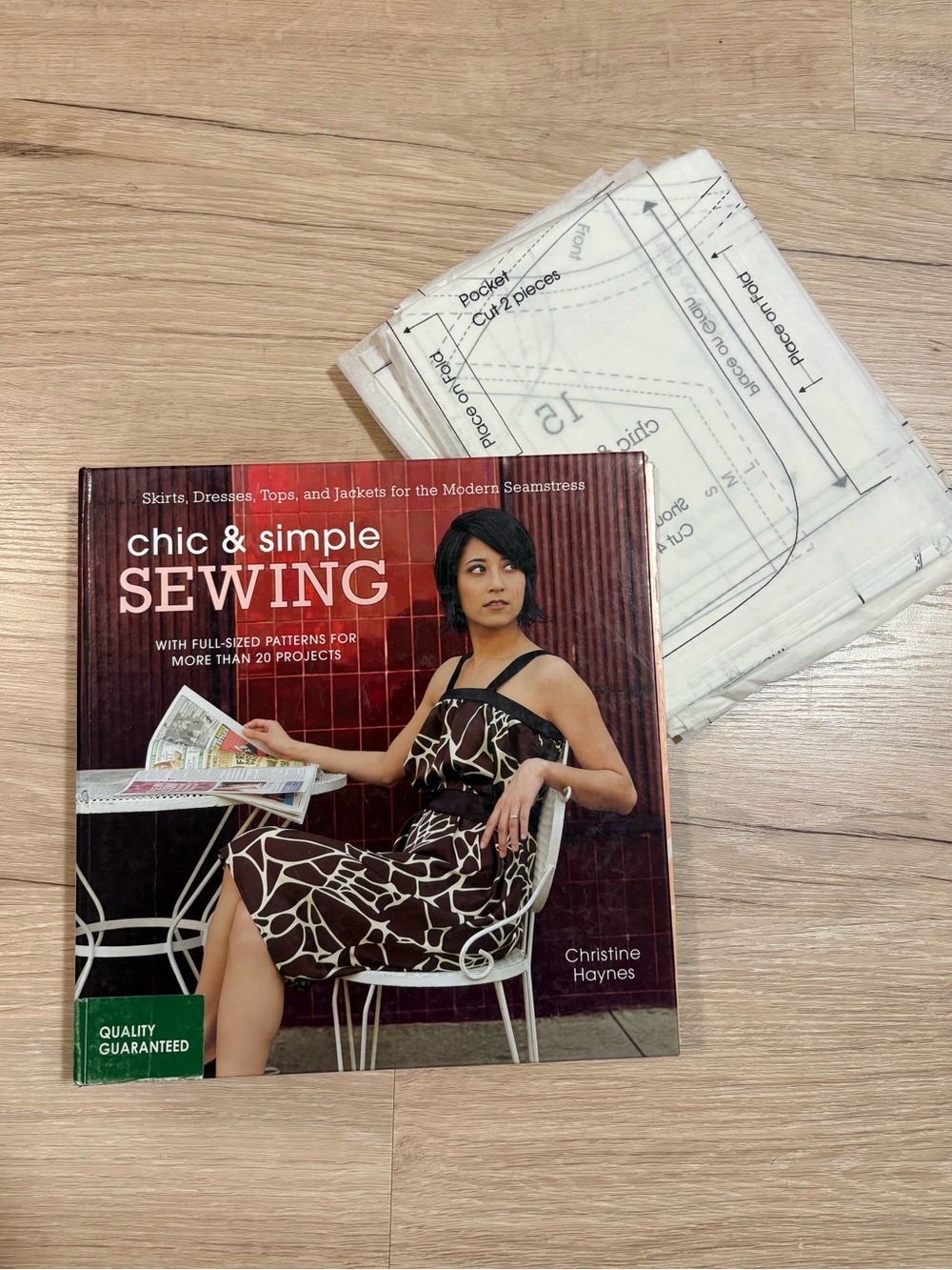 Chic & Simple Sewing Pattern Book || by Christine Haynes || Uncut patterns